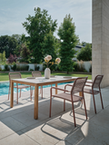 Stapelsessel | Stapelsessel Joris Aluminium Terra Kordel Terra/Aluminiumarmlehnen Terra - von Stern Möbel online kaufen bei LIVINGforme.