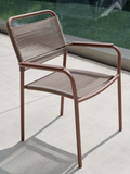 Stapelsessel | Stapelsessel Joris Aluminium Terra Kordel Terra/Aluminiumarmlehnen Terra - von Stern Möbel online kaufen bei LIVINGforme.