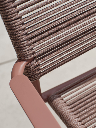 Stapelsessel | Stapelsessel Joris Aluminium Terra Kordel Terra/Aluminiumarmlehnen Terra - von Stern Möbel online kaufen bei LIVINGforme.