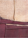 Wandobjekt | POMAX Hessian Wandobjekt II – Aubergine, 80 × 100 cm - von POMAX online kaufen bei LIVINGforme.