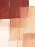 POMAX Organza Wandobjekt – Rostrot, 80 × 100 cm