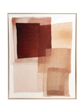 Wandobjekt | POMAX Organza Wandobjekt – Rostrot, 80 × 100 cm - von POMAX online kaufen bei LIVINGforme.