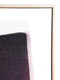 POMAX Organza Wandobjekt – Aubergine, 80 × 100 cm
