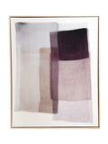 POMAX Organza Wandobjekt – Aubergine, 80 × 100 cm