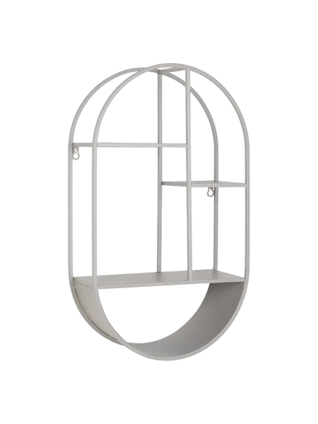 Feira Wandregal Stahl, kühles Grau Regal Living Nordic