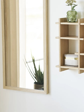 Olsberg Wandregal MDF/Eichenfurnier, natur Regal Living Nordic