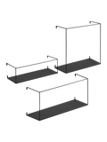 Ulmo Wandregale Stahl, schwarz Regal Living Nordic