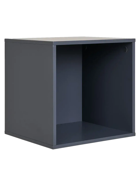 Horne Wandregal lackiertes Holz, dunkelgrau Regal Living Nordic 34x30x34 cm