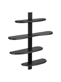 Aliano Wandregal Eiche, schwarz Regal Living Nordic