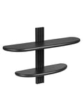 Aliano Wandregal Eiche, schwarz Regal Living Nordic