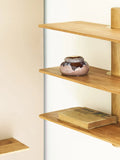 Calcata Wandregal Eiche Regal Living Nordic