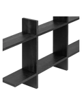 Mostar Wandregal Kiefer, schwarz Regal Living Nordic