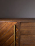 Class Sideboard niedrig Braun, Detail