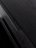 Travis Sideboard in Eiche Schwarz, Detail