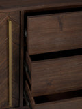 Class Sideboard hoch Braun, Detail