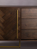 Class Sideboard hoch Braun, Detail