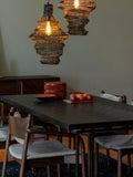 Class Sideboard hoch Braun im Raum