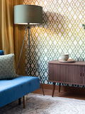 Barbier Sideboard in Walnuss im Raum