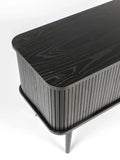 Barbier Sideboard in Schwarz, Detail