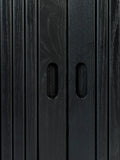 Barbier Sideboard in Schwarz, Detail