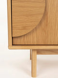 Groove Sideboard in Eiche, Detail