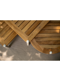 Beistelltisch | Beistelltisch Taro 80x60x35 cm Aluminium greige Teak - von Stern Möbel online kaufen bei LIVINGforme.