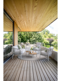 Beistelltisch | Beistelltisch Taro ø 65x35 cm Aluminium greige Teak - von Stern Möbel online kaufen bei LIVINGforme.