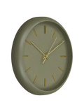 Rossano Wanduhr grün, lautloses Uhrwerk Wanduhr Living Nordic