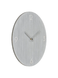 Ravenna Wanduhr hellgrau, lautloses Uhrwerk Wanduhr Living Nordic