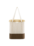 Noto Wäschesack Bambus/Textil, off-weiß/braun Wäschekorb Living Nordic