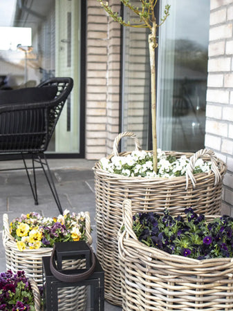 Caor Korb-Set Kubu-Rattan, natur Korb Living Nordic