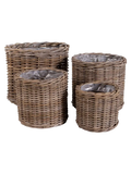 Bogor Korb-Set Kubu-Rattan, natur Korb Living Nordic