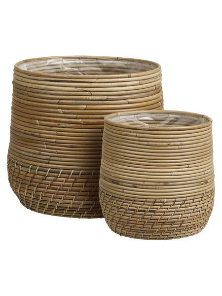 Moro Korb-Set Kubu-Rattan, natur Korb Living Nordic