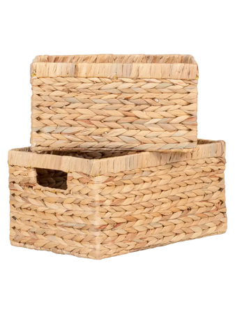 Passo Korb-Set Wasserhyazinthe, natur Korb Living Nordic