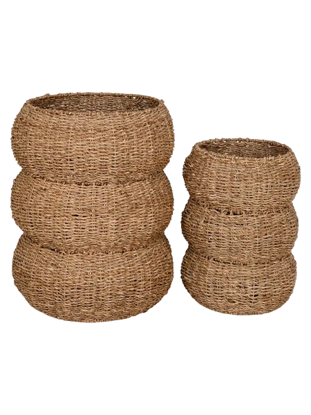 Sarbas Korb-Set Seegras, natur Korb Living Nordic