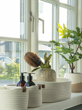 Jarana Korb-Set Baumwolle, weiß Korb Living Nordic