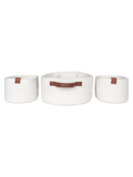 Jarana Korb-Set Baumwolle, weiß Korb Living Nordic