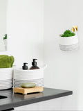 Algar Korb-Set Baumwolle, weiß/grau Korb Living Nordic