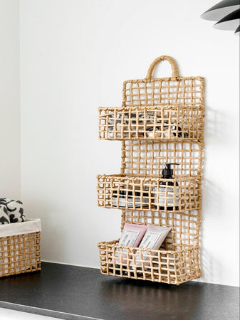 Sines Wandregal Papier mit Eisenrahmen, natur Regal Living Nordic