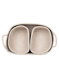 Teixo Korb-Set Baumwolle, beige Korb Living Nordic