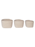 Cadima Korb-Set Baumwolle, beige Korb Living Nordic
