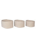 Cadima Korb-Set Baumwolle, beige Korb Living Nordic