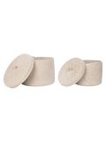 Sebal Korb-Set Baumwolle, beige Korb Living Nordic