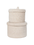 Sebal Korb-Set Baumwolle, beige Korb Living Nordic