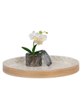 Tablett Bambus/Capiz, beige Tablett Living Nordic