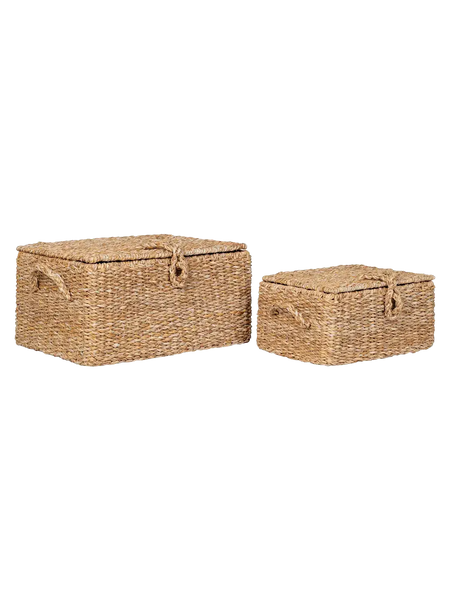 Bogra Korb-Set Seegras/Metall, natur Korb Living Nordic