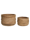 Aosta Korb-Set Bananenblatt, natur Korb Living Nordic