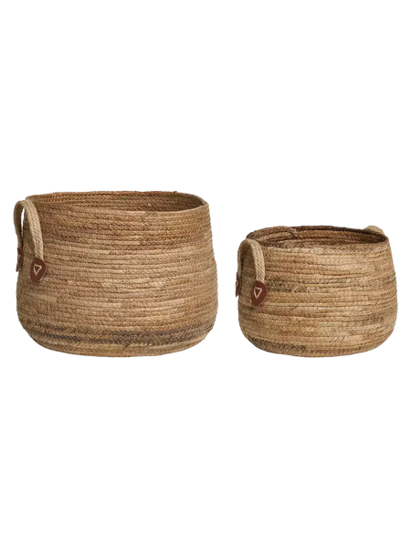 Aosta Korb-Set Bananenblatt, natur Korb Living Nordic