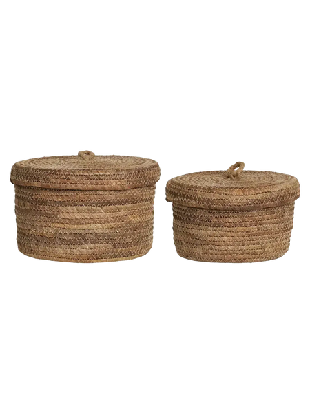 Desio Korb-Set Bananenblatt, natur Korb Living Nordic
