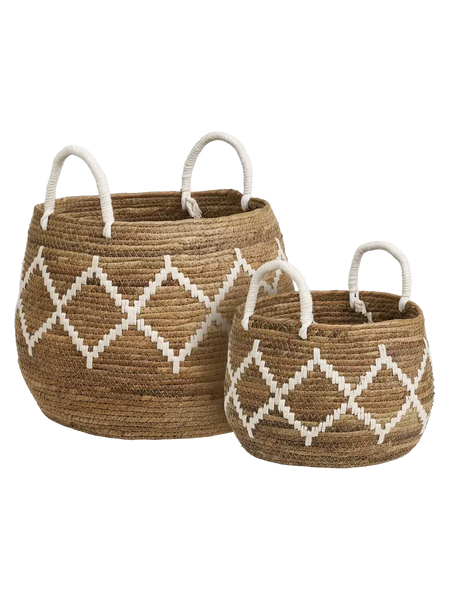 Altea Korb-Set Bananenblatt, natur/off-weiß Korb Living Nordic